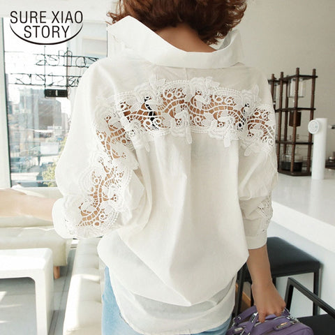 Fashion Women Shirts 2019 Spring Solid Women Tops V-neck Long Sleeve Irregular Plaid Loose Casual White Top Blouse Harajuku