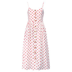 BEFORW Women Summer Dress 2019 Sexy Straps Bohemian Floral Tunic Beach Dress Sundress Pocket Red Dresses Female
